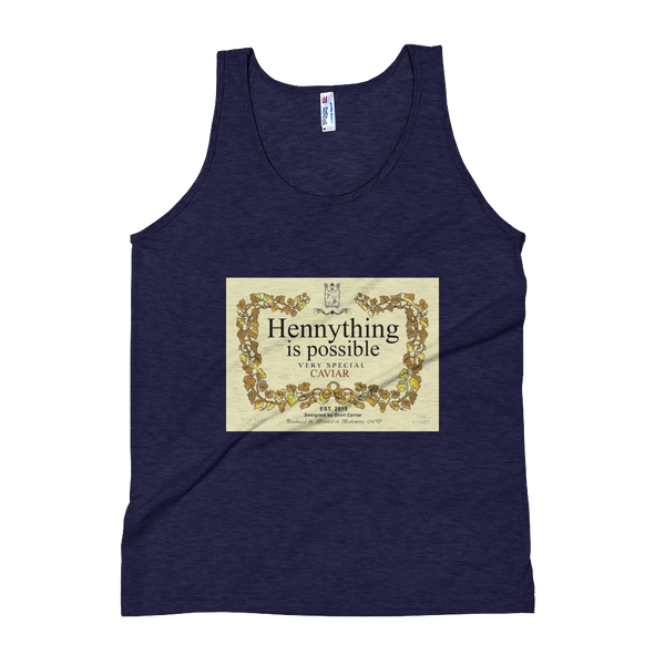 THE Hennything Is Possible  Unisex Soft Tri-Blend Tank - Shirt Caviar