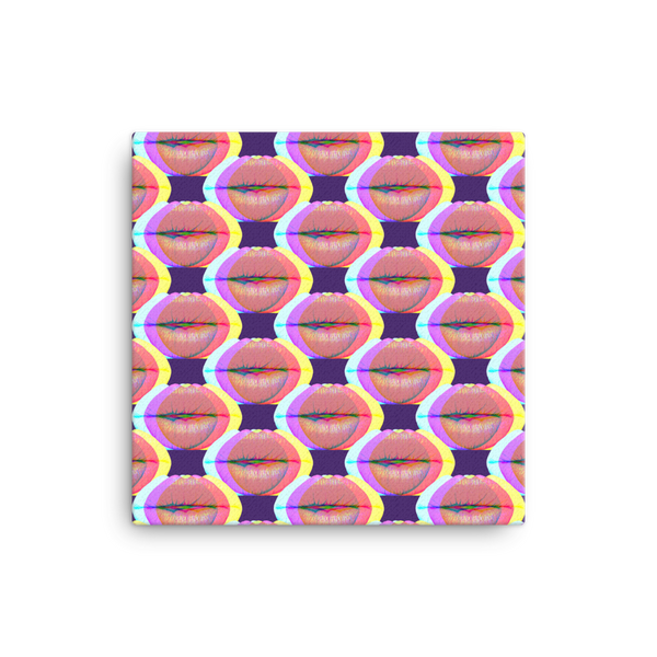 Hypno Lips Canvas