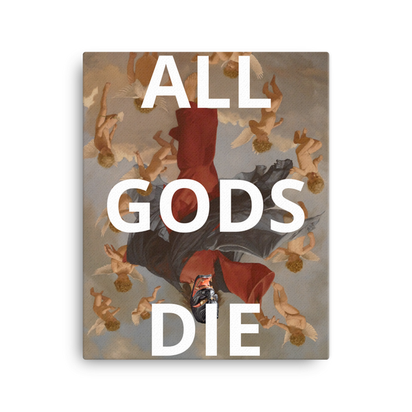 All Gods Die Canvas - Shirt Caviar