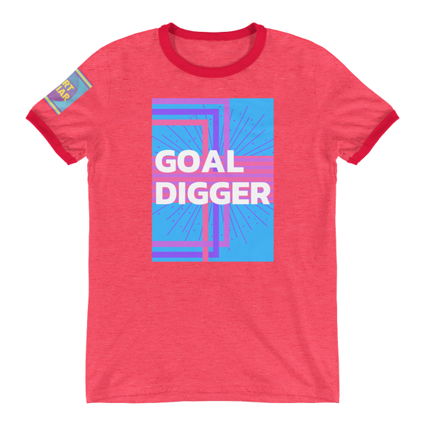Goal Digger Ringer T-Shirt - Shirt Caviar