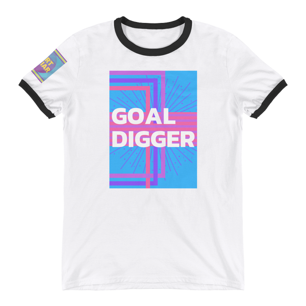 Goal Digger Ringer T-Shirt - Shirt Caviar