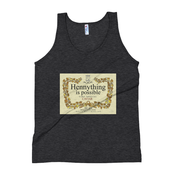 THE Hennything Is Possible  Unisex Soft Tri-Blend Tank - Shirt Caviar