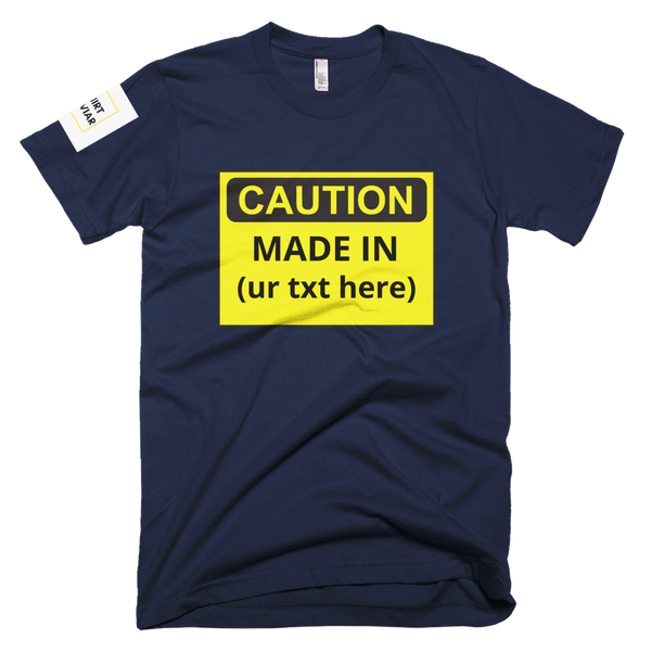 Adult Caution Customizable Shirt Unisex - Shirt Caviar