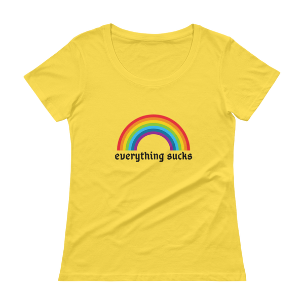 Everything Sucks Women's Shirt - Shirt Caviar