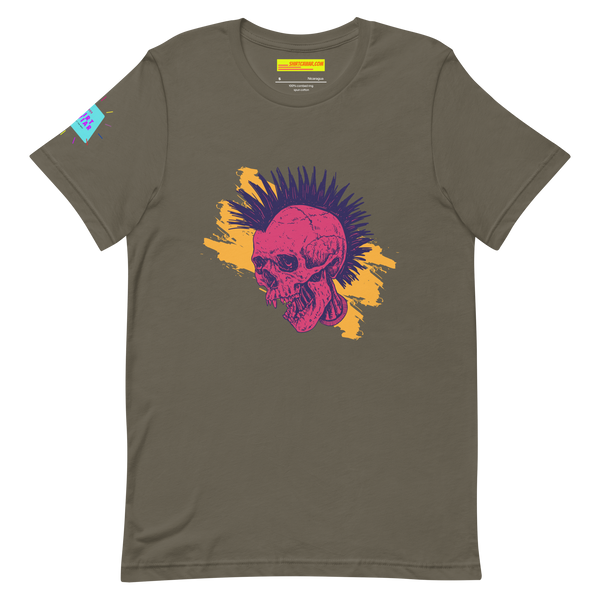Punk Skeleton Head Something IDK Unisex t-shirt