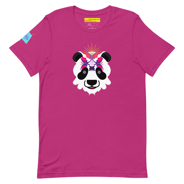 Rorschach Panda Unisex t-shirt