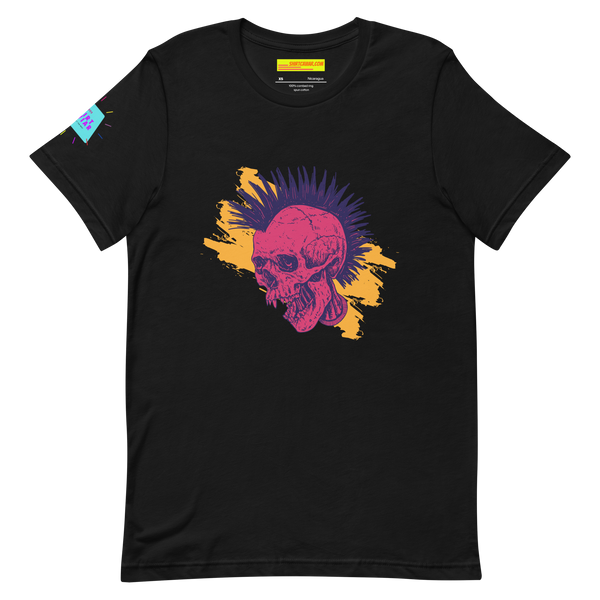 Punk Skeleton Head Something IDK Unisex t-shirt