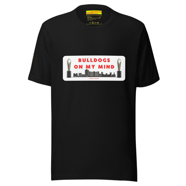 Bulldogs On My Mind Unisex t-shirt