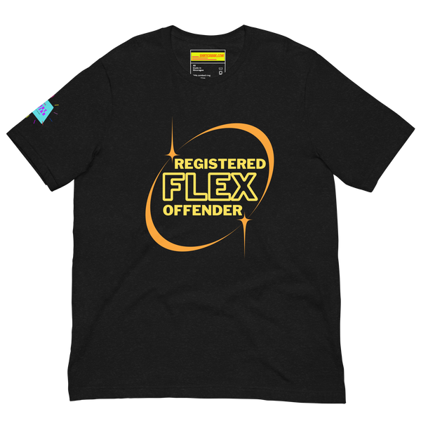 Registered Flex Offender Unisex t-shirt