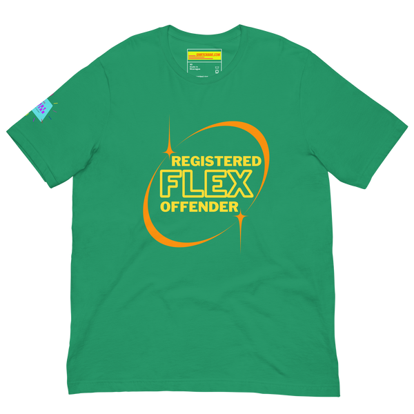 Registered Flex Offender Unisex t-shirt