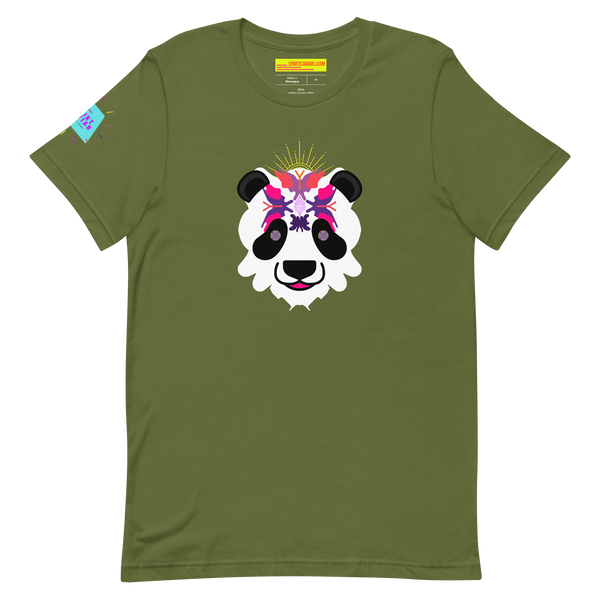 Rorschach Panda Unisex t-shirt