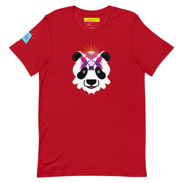 Rorschach Panda Unisex t-shirt