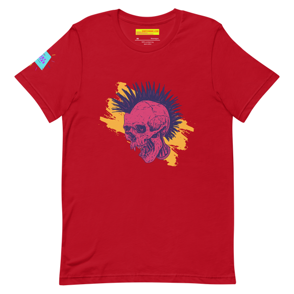 Punk Skeleton Head Something IDK Unisex t-shirt