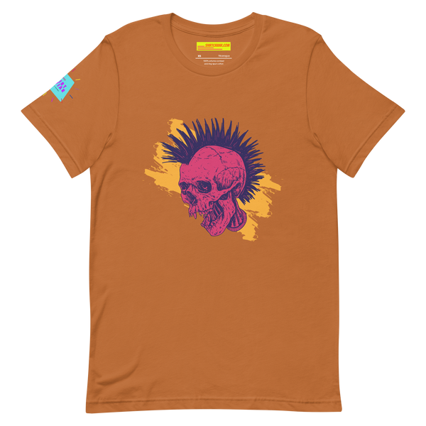 Punk Skeleton Head Something IDK Unisex t-shirt