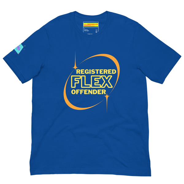 Registered Flex Offender Unisex t-shirt