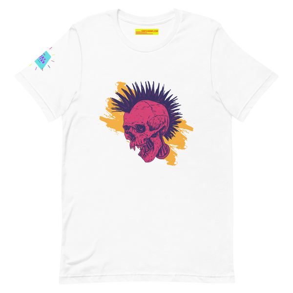Punk Skeleton Head Something IDK Unisex t-shirt