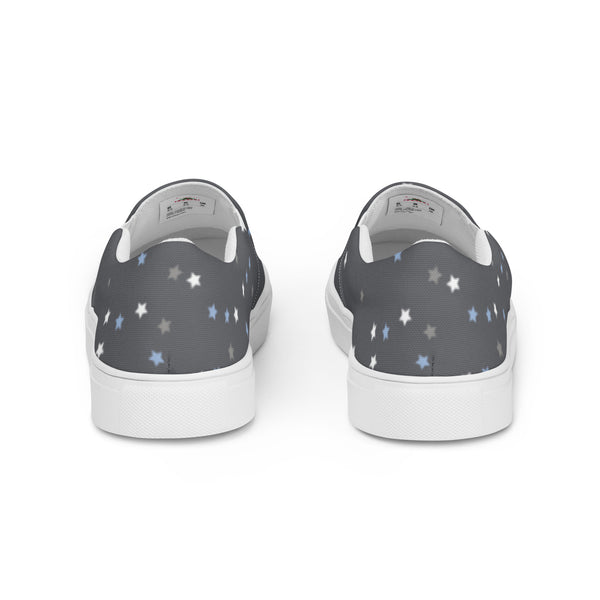 Gray Caviar Women’s slip-on canvas shoes