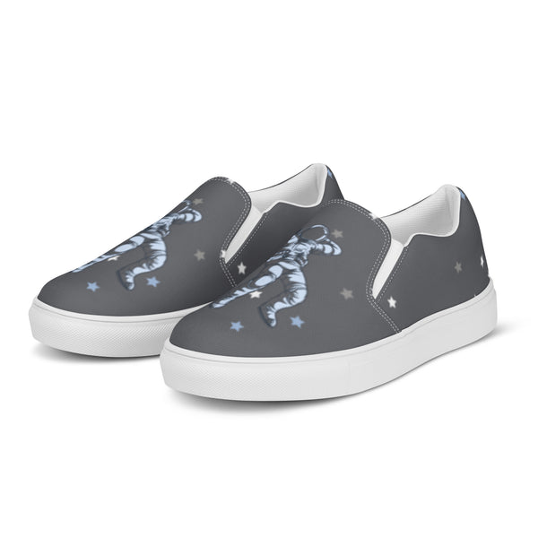 Gray Caviar Women’s slip-on canvas shoes