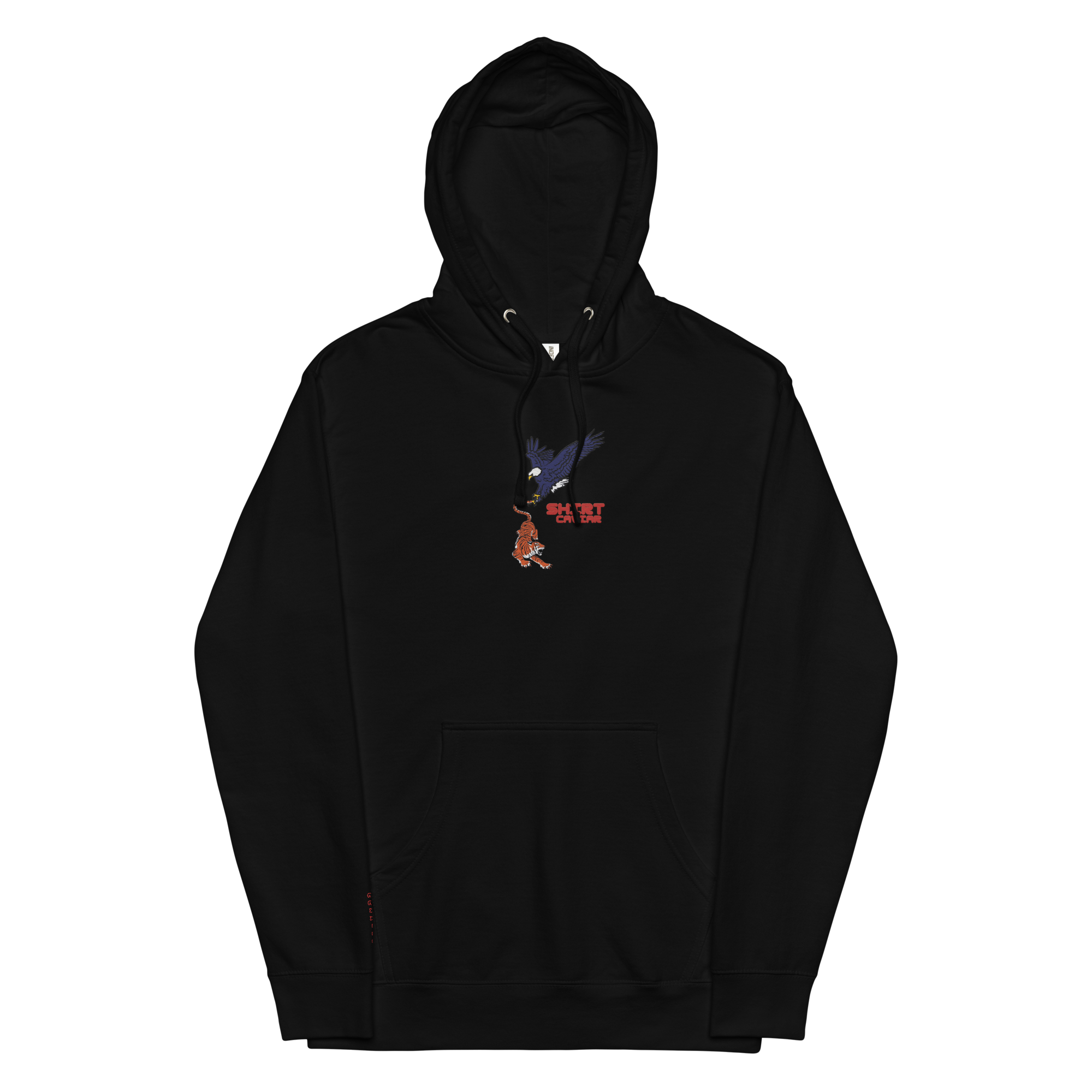 Eagle Tiger Unisex Embroidered Hoodie