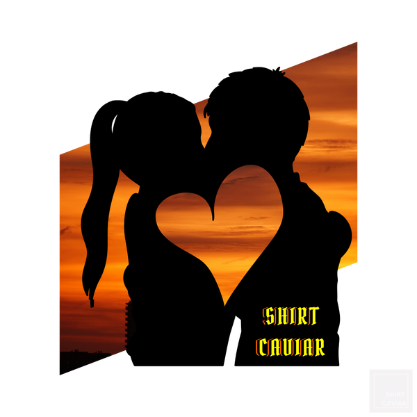 Sunset Heart L/S Unisex Shirt