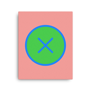 Blue > Green Canvas