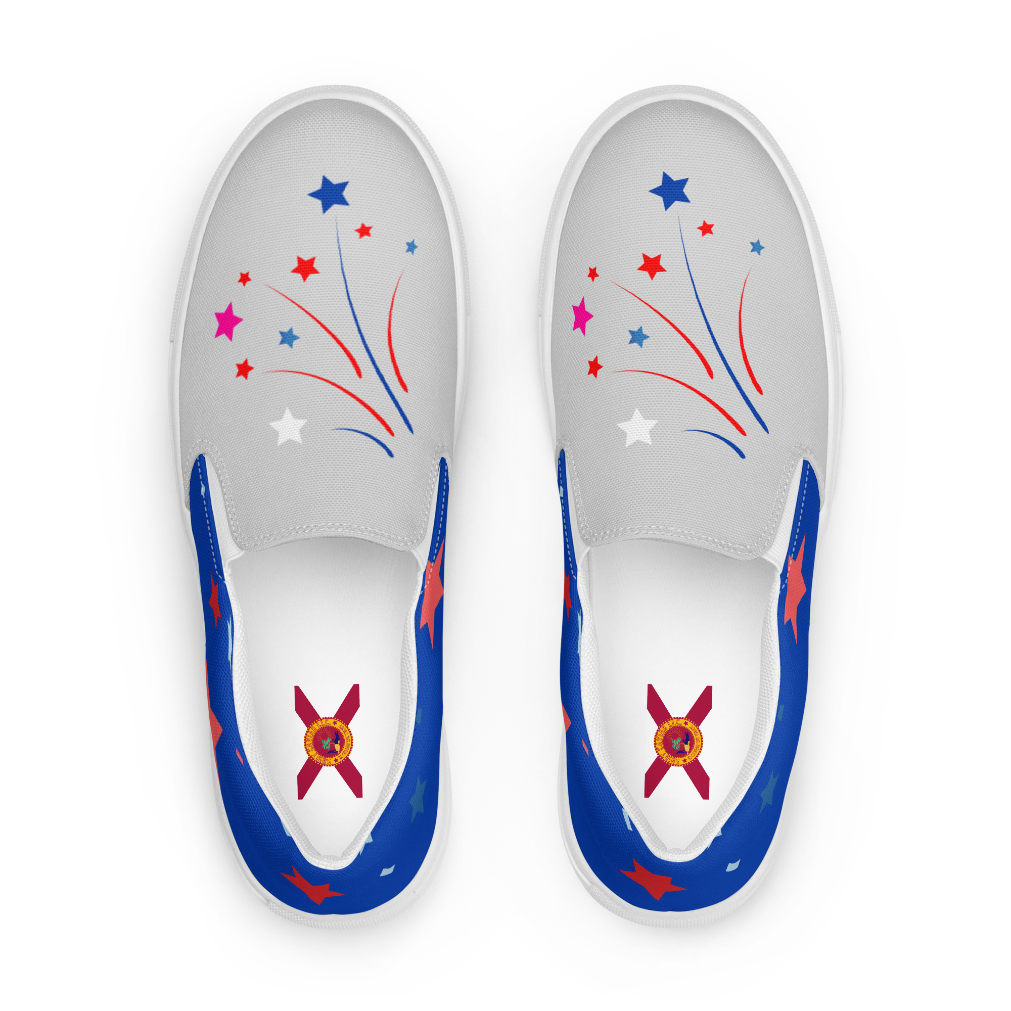 Independence Caviar Men’s slip-on canvas shoes