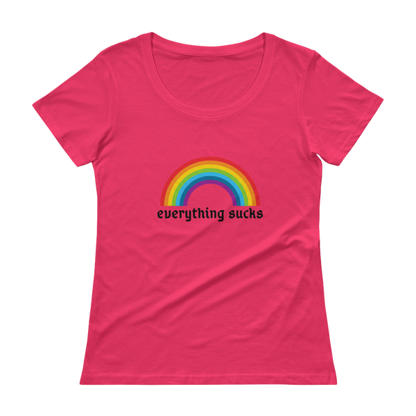 Everything Sucks Women's Shirt - Shirt Caviar 