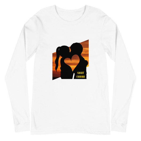 Sunset Heart L/S Unisex Shirt