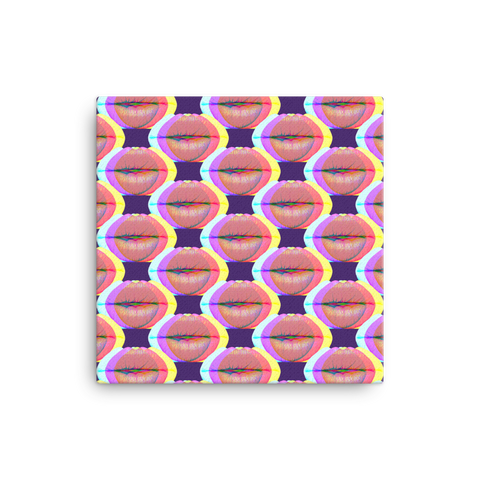 Hypno Lips Canvas