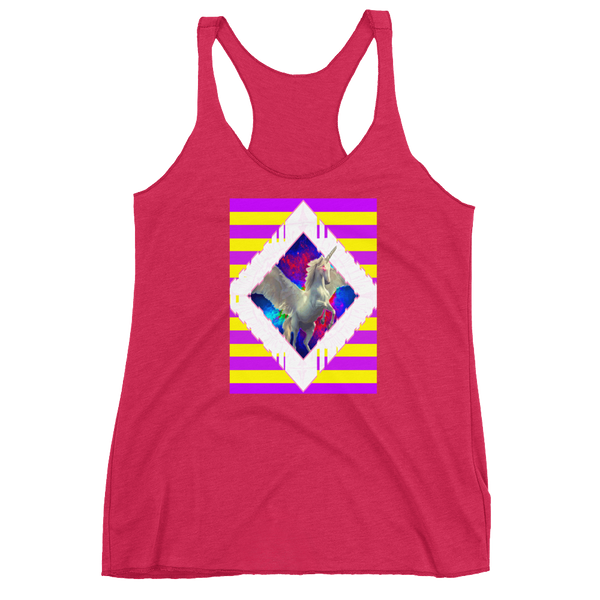 That Damn Unicorn Women's Racerback Tank - Shirt Caviar 