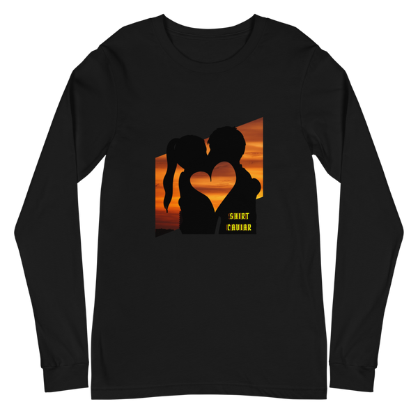 Sunset Heart L/S Unisex Shirt