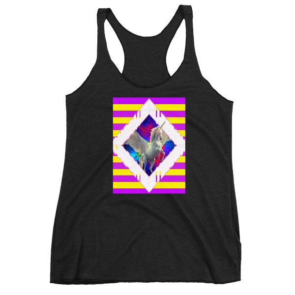 That Damn Unicorn Women's Racerback Tank - Shirt Caviar 