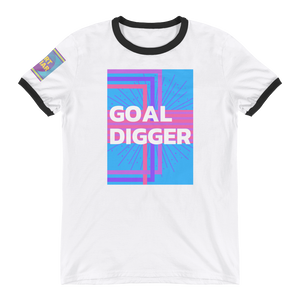 Goal Digger Ringer T-Shirt - Shirt Caviar 