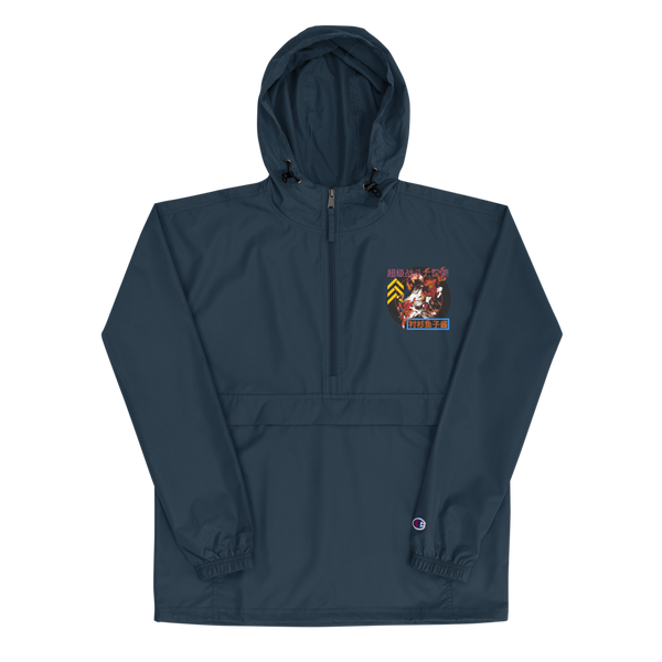SUPER FIGHT Embroidered Champion Packable Jacket