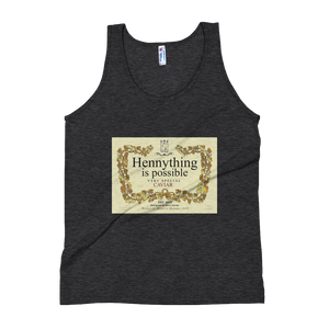 THE Hennything Is Possible  Unisex Soft Tri-Blend Tank - Shirt Caviar 