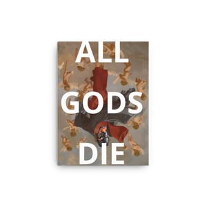 All Gods Die Canvas - Shirt Caviar 
