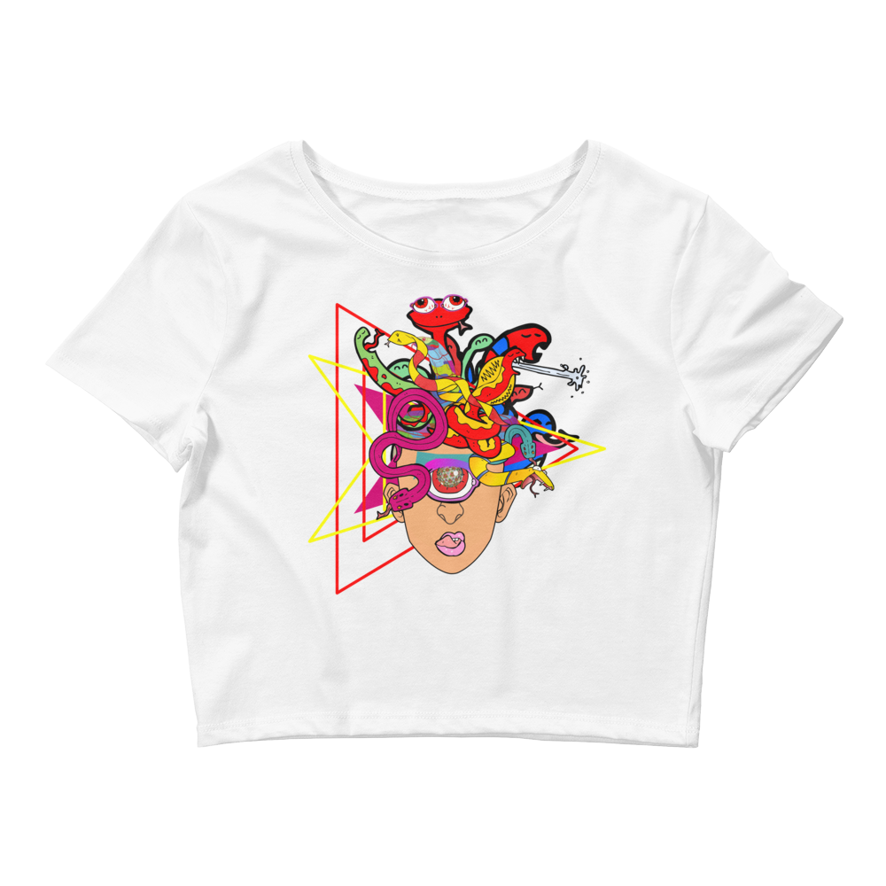 KALEIDOSNAKE Women’s Crop Tee