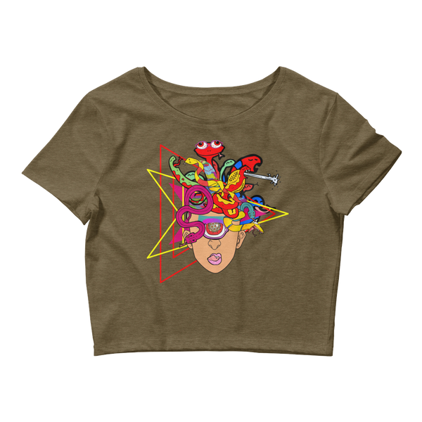 KALEIDOSNAKE Women’s Crop Tee