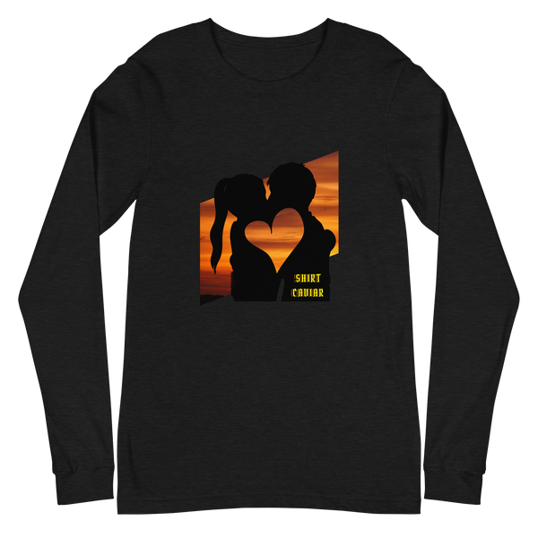 Sunset Heart L/S Unisex Shirt
