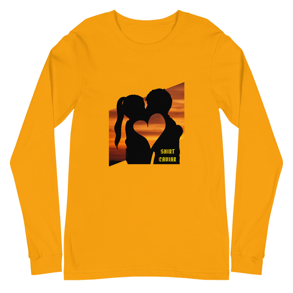 Sunset Heart L/S Unisex Shirt