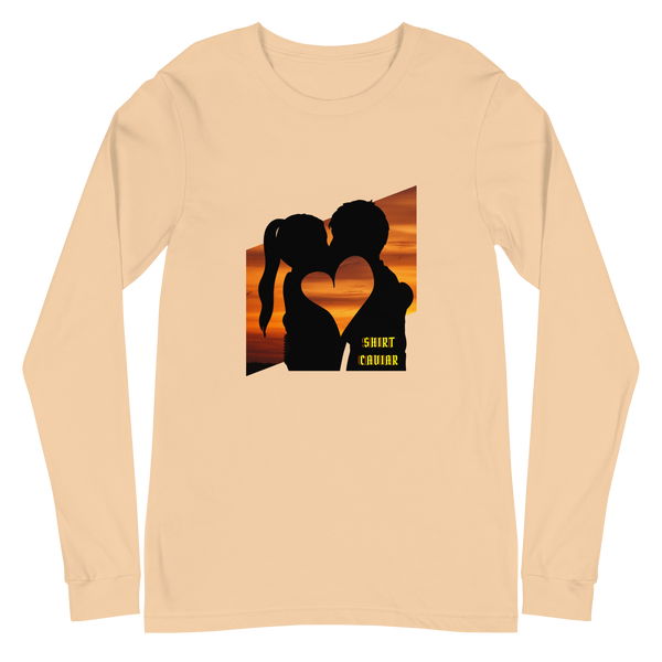 Sunset Heart L/S Unisex Shirt