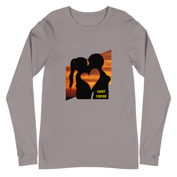 Sunset Heart L/S Unisex Shirt