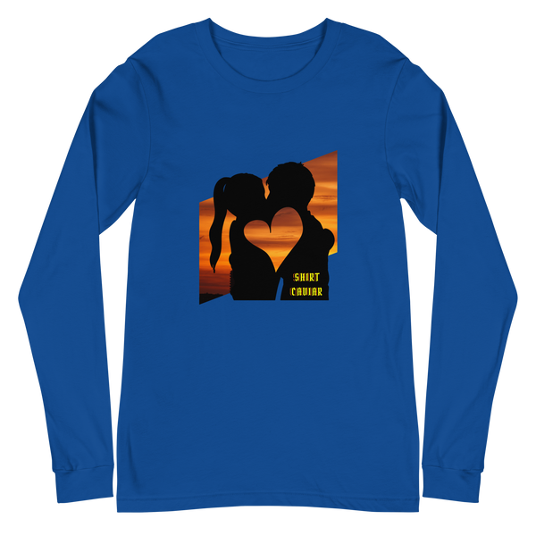 Sunset Heart L/S Unisex Shirt