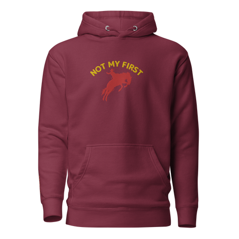 My First Rodeo Embroidered Unisex Hoodie