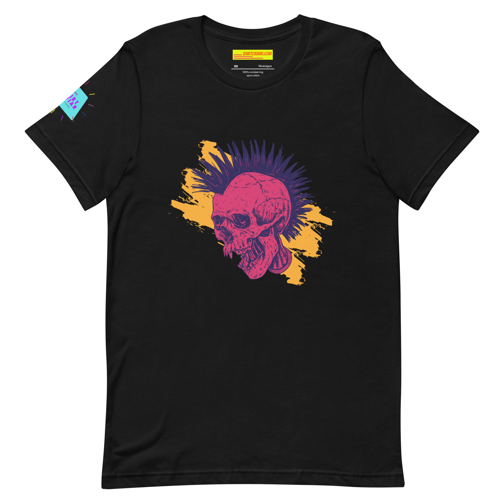 Punk Skeleton Head Something IDK Unisex t-shirt