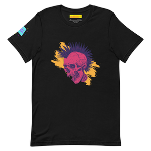 Punk Skeleton Head Something IDK Unisex t-shirt