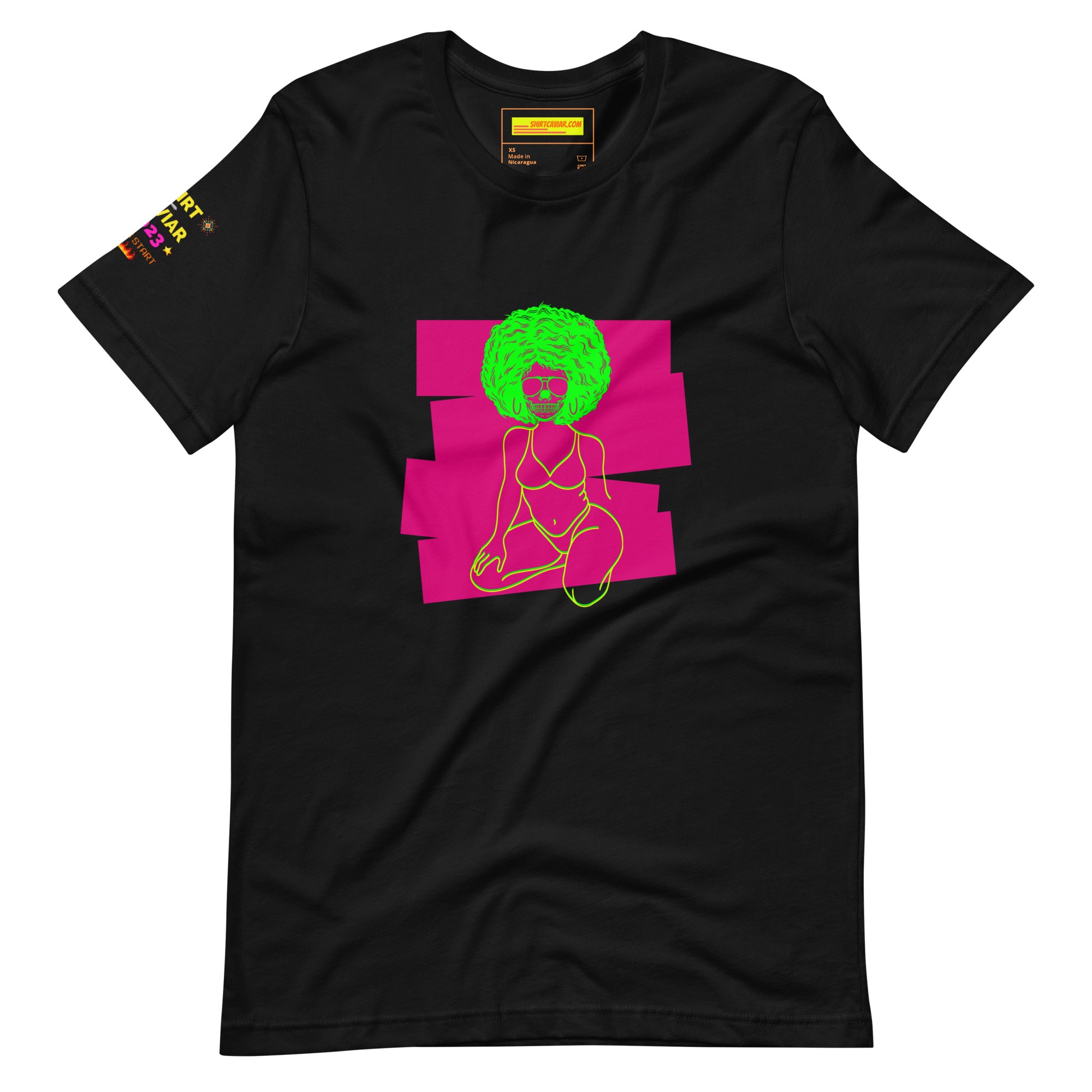 Afro Skull Caviar Unisex t-shirt