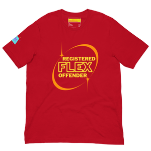 Registered Flex Offender Unisex t-shirt
