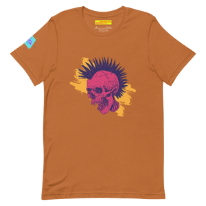 Punk Skeleton Head Something IDK Unisex t-shirt