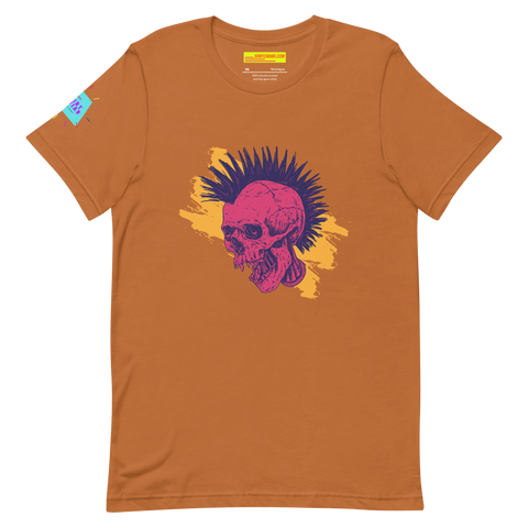 Punk Skeleton Head Something IDK Unisex t-shirt
